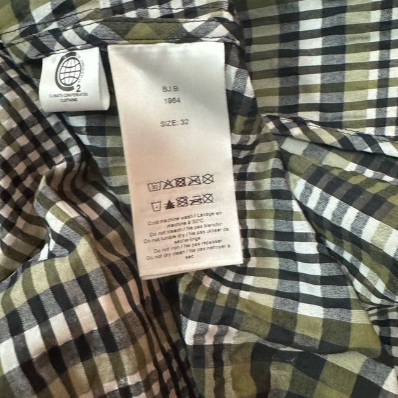 Ganni Plaid Print Midi Length Dress size 32.  A17 - Picture 12 of 17